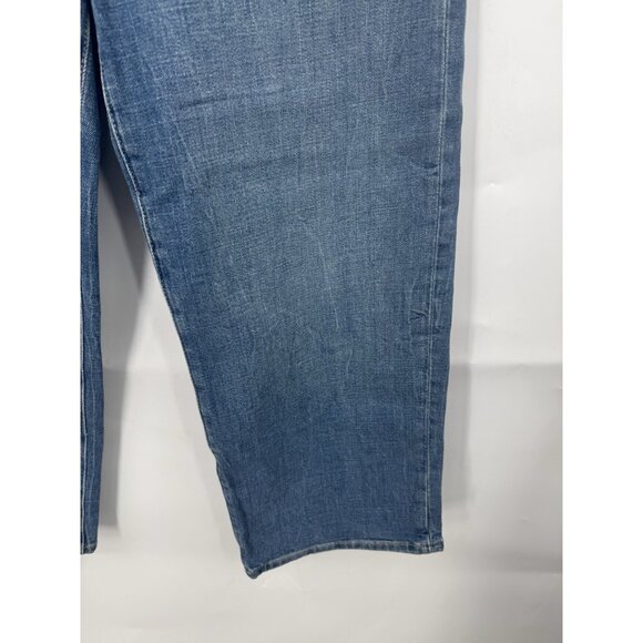 Banana Republic Wide Leg High Rise Crop Jean Women 27 Blue Wash Denim NEW - Picture 9 of 9